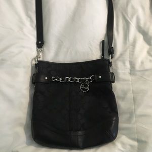 Black coach satchel